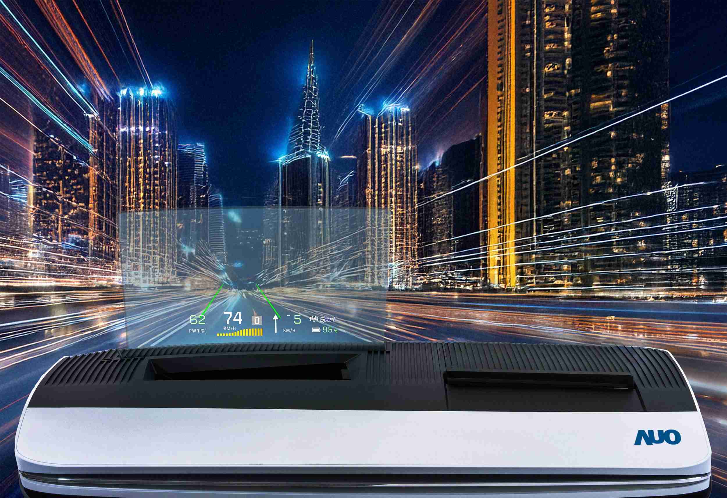 杏悦2推出13吋Micro LED抬头显示器，，，提供高入眼亮度、、、高色彩饱和度的显示质量，，在阳光下或黑暗中都清晰可见，，并利用Micro LED模块体积小的优势，，，解决车用空间有限的痛点